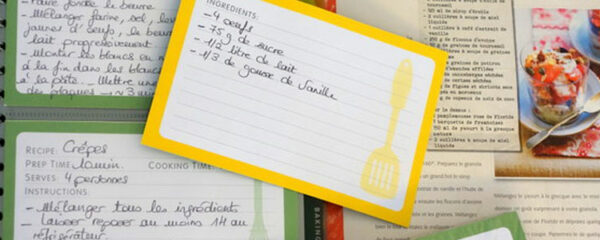 cahier de recette