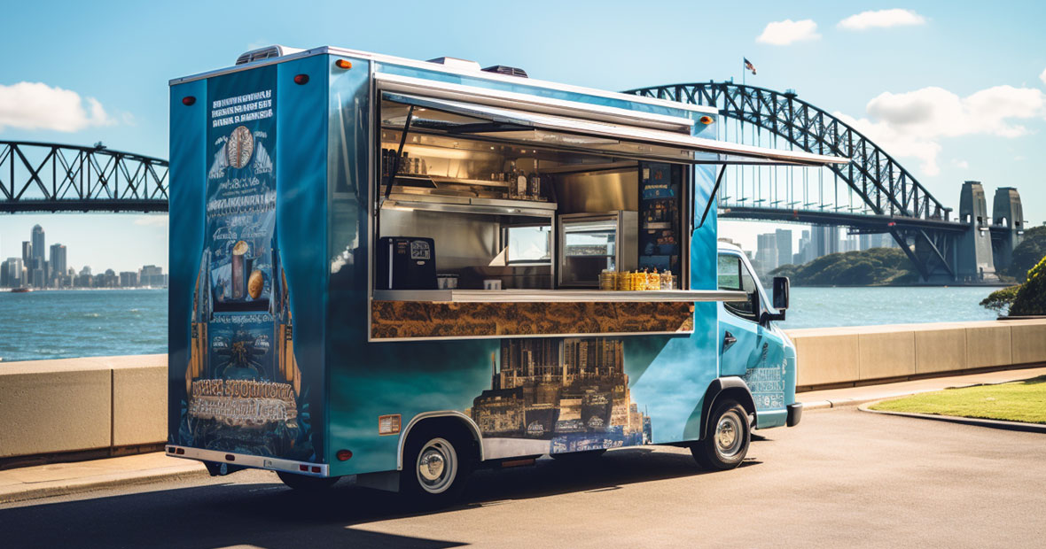 Les camions de marché